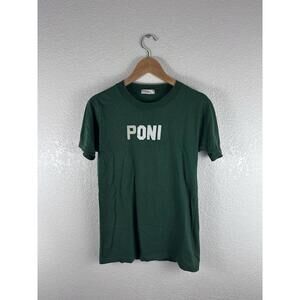 Vintage PONI Hawaii 75 T Shirt Mens Medium Green Munsingwear Dynamite